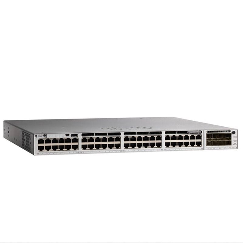 Cisco Catalyst 9200 Series 9200L-48P-4G 48-Ports RJ-45 PoE+ 10/100/1000Base-T + 4 x SFP Layer-3 Managed Rack-Mountable Gigabit Ethernet Network Switch