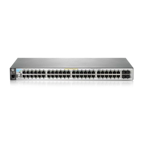 HP Aruba 2530 Series 48-Ports 10/100/1000Base-T + 4-Ports SFP PoE+ Layer-2 Managed 1U Gigabit Ethernet Switch